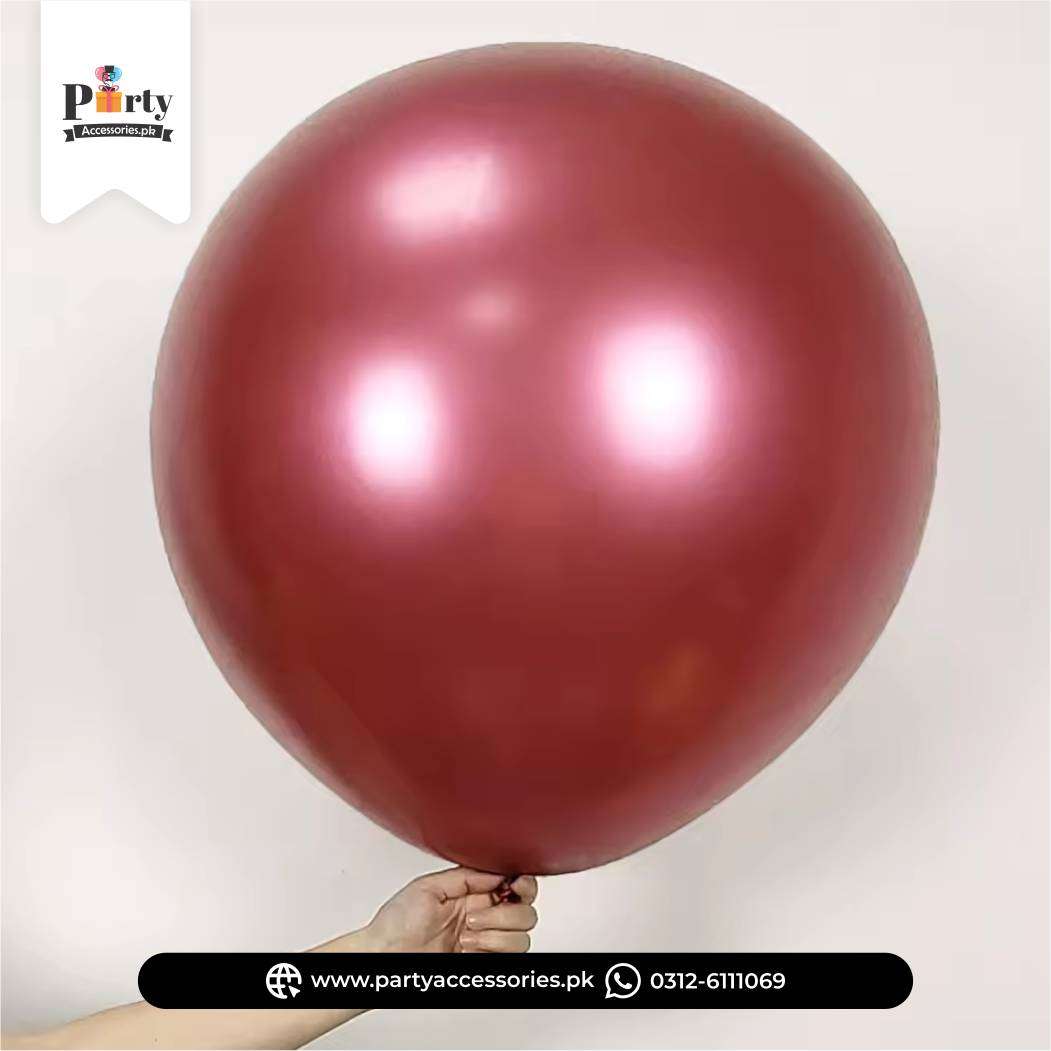 Jumbo chrome balloons pink
