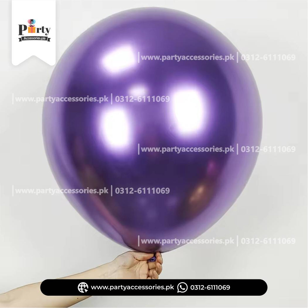 Large Metallic Chrome Balloons – 18 Inch Premium Multi-Colors Party Balloons