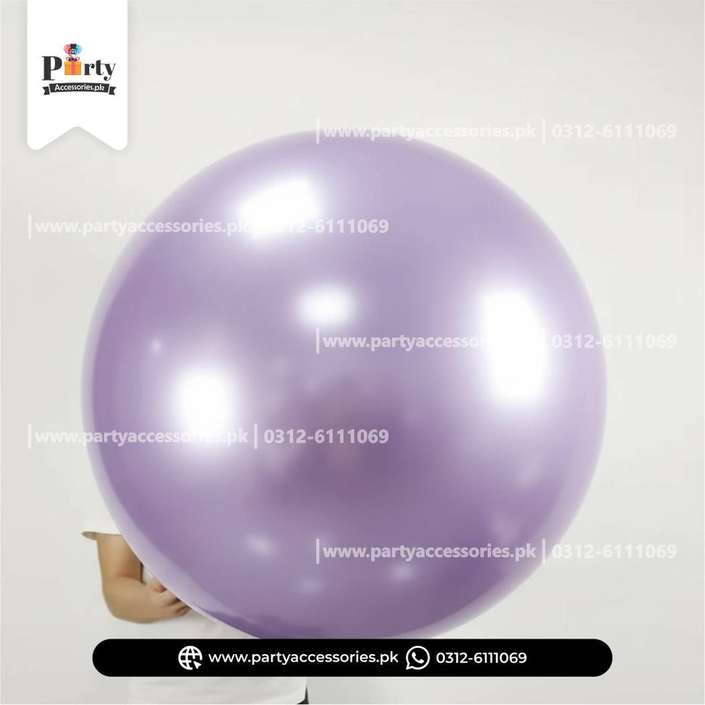 Jumbo Metallic Chrome Balloons – 36 Inch Premium Multi-Colors Party Balloons