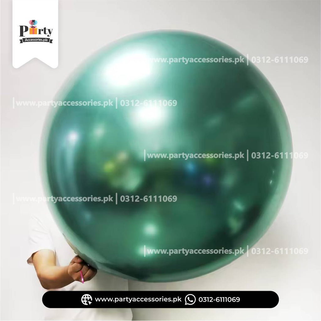 Jumbo Metallic Chrome Balloons – 36 Inch Premium Multi-Colors Party Balloons