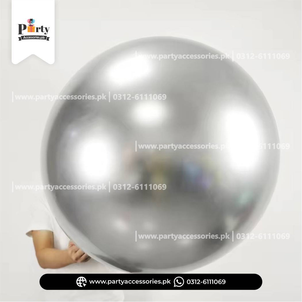 Jumbo Metallic Chrome Balloons – 36 Inch Premium Multi-Colors Party Balloons