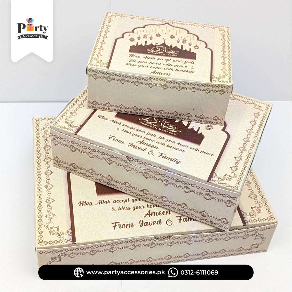 Ramadan Khajoor Boxes – Personalized Sweet Boxes 