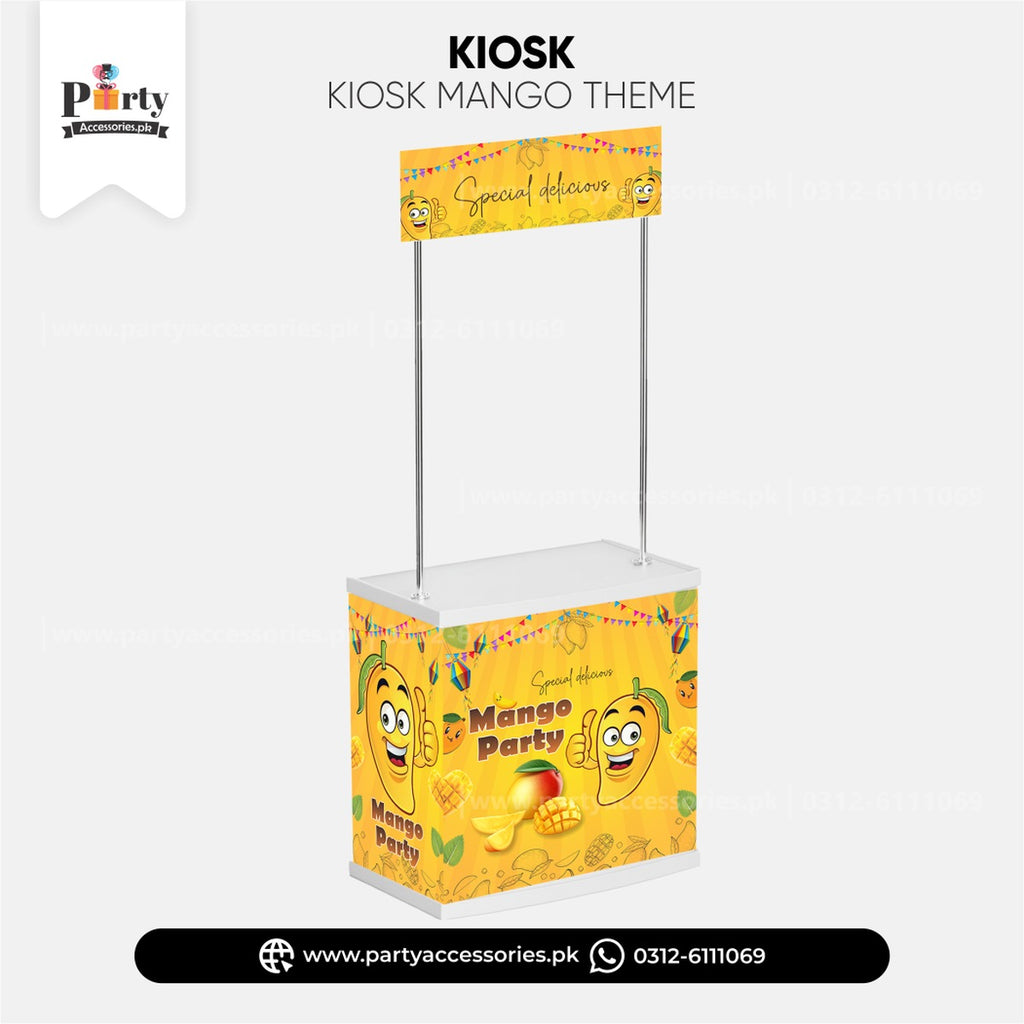 Mango Theme Party Kiosk Stand