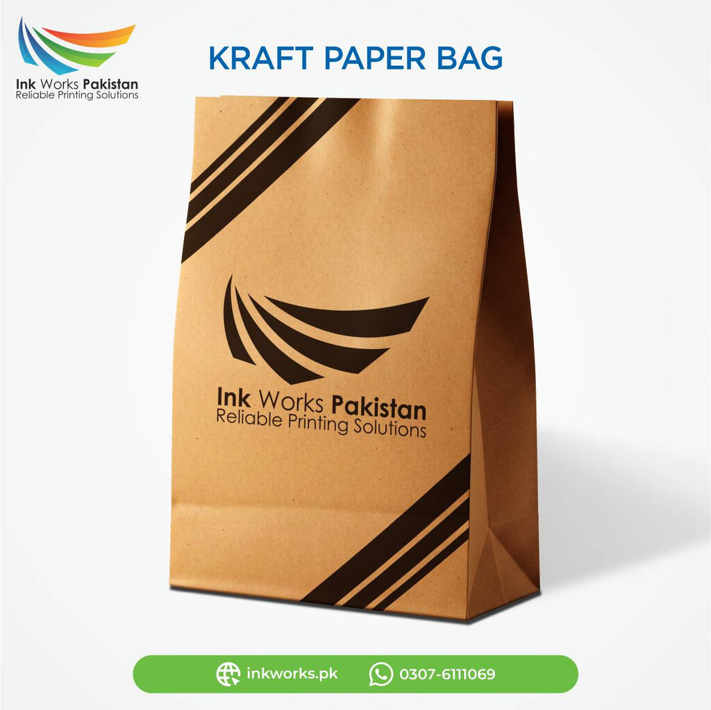 Custom Branded Food Delivery Takeaway Brown Paper Bags | 1000 pcs lot