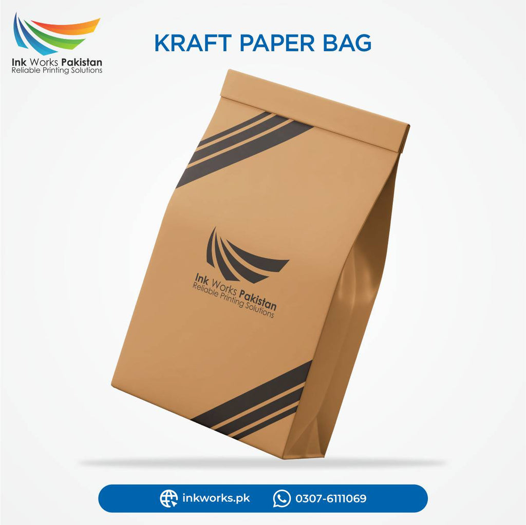 Custom Branded Food Delivery Takeaway Brown Paper Bags | 1000 pcs lot