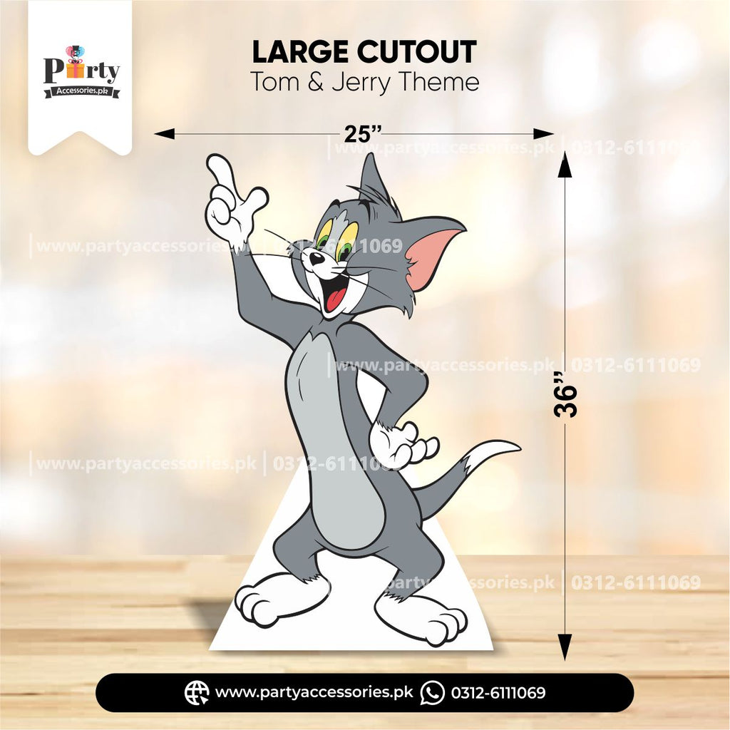 tom and jerry large cutout for birthday decor