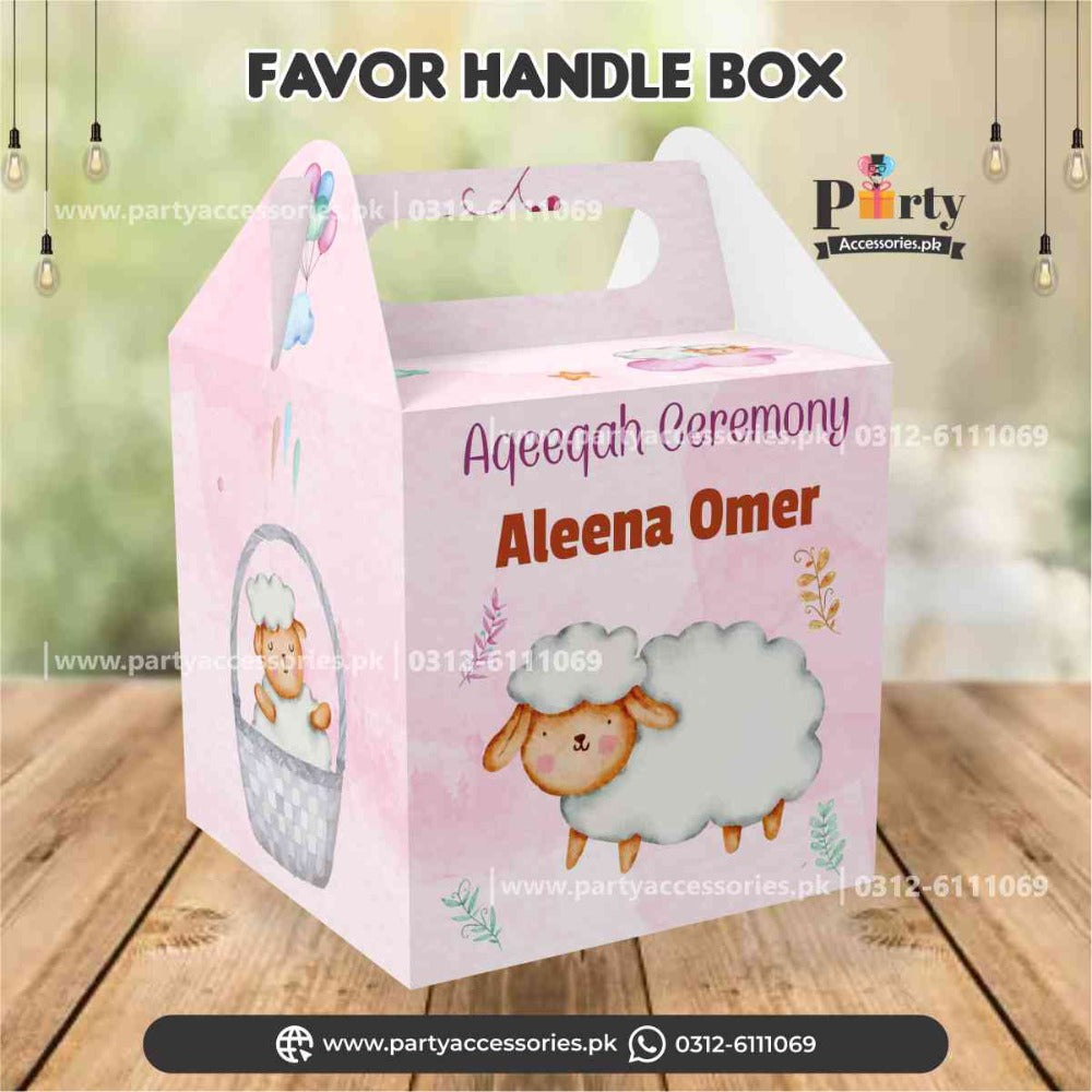 Aqeeqa favor boxes