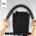 Black color long strip balloons 