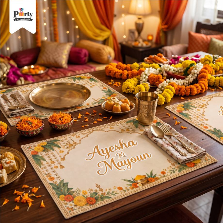 Mayoun Party Table Placemats – Wedding Table Mats