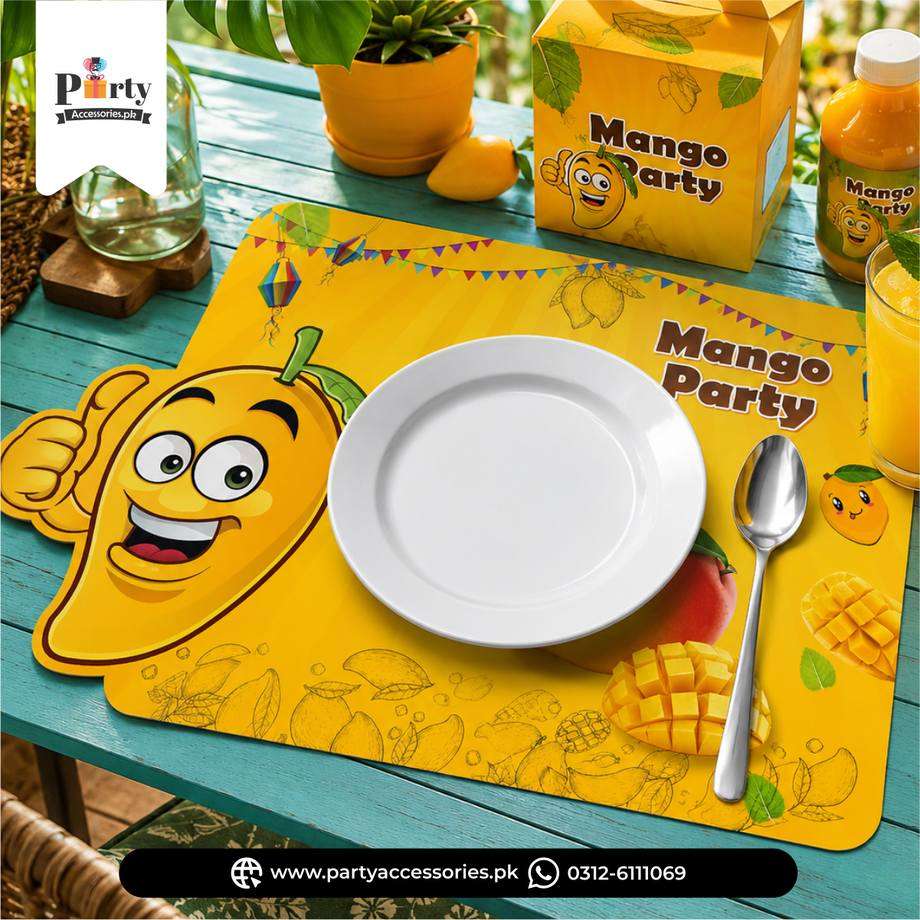 Mango Theme Party Table Placemats