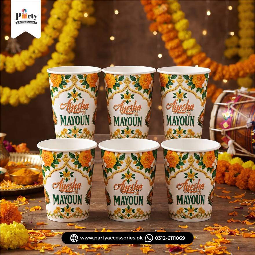Mayoun Celebration Disposable Cups