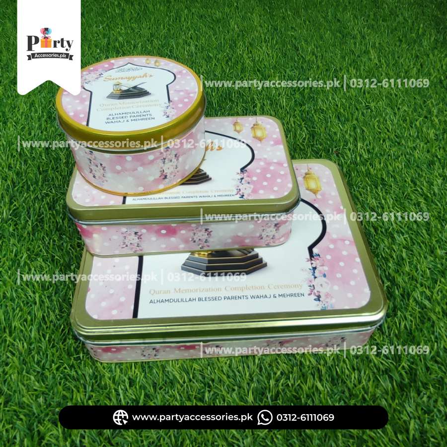 Ameen Mubarak Customized Methai Tin Boxes