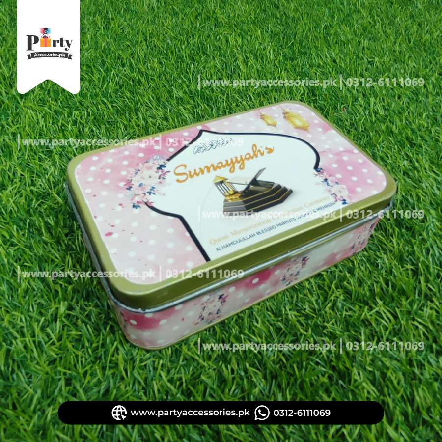 Tin Methai Box for Ameen Mubarak 