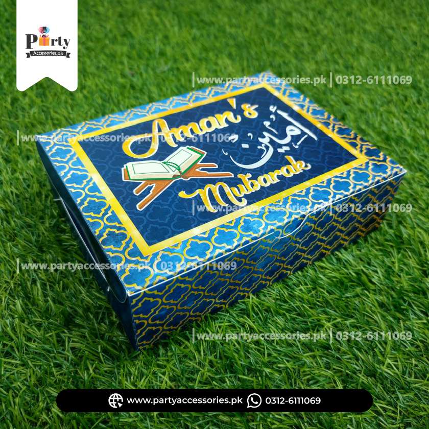 Personalized Ameen Mubarak Methai Boxes 
