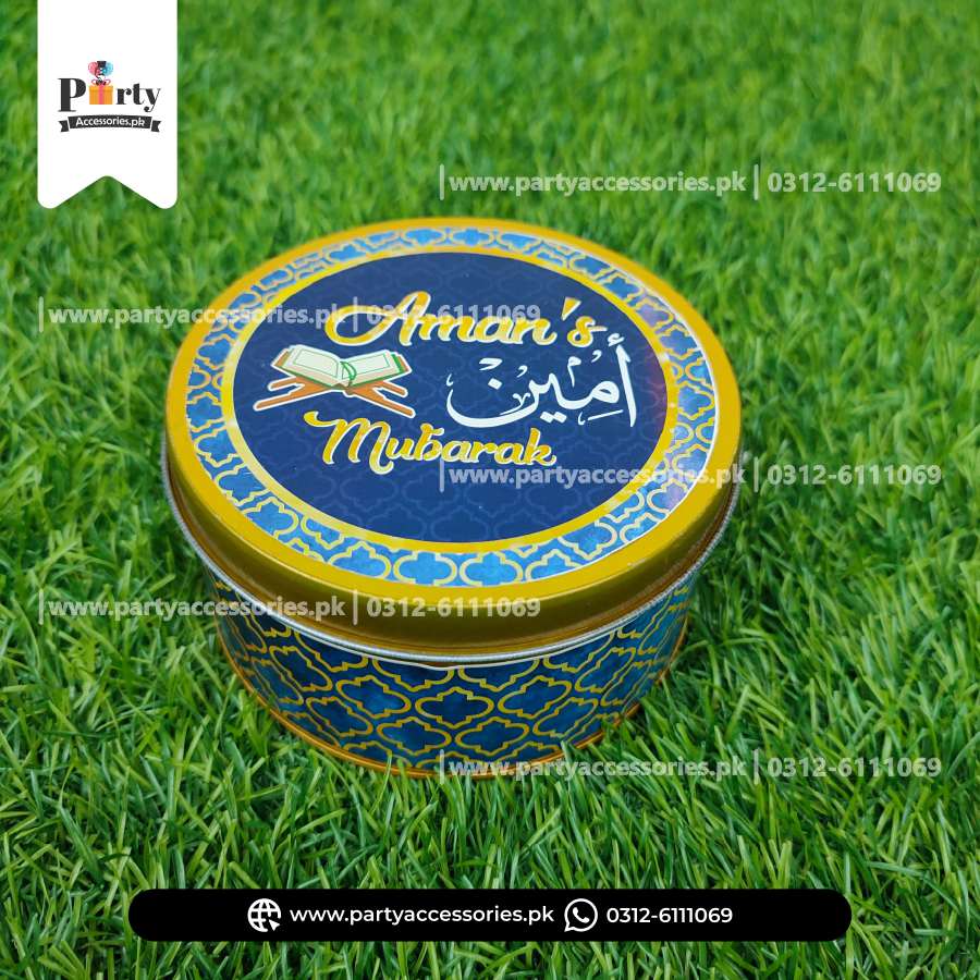 Ameen Mubarak customized Tin Box