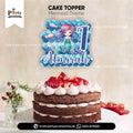 Mermaid Theme Customized Card Cake Topper for Birthday Cake Decoration