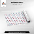 Mermaid Theme Gift Wrapping Sheets for Birthday Party Gift Decoration