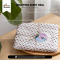 Mermaid Theme Gift Wrapping Sheets With a Tag and Jute Ribbon for Birthday Gifts
