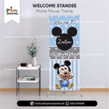 Mickey Mouse Theme Customized Welcome Standee for Birthday Party Entrance Decoration