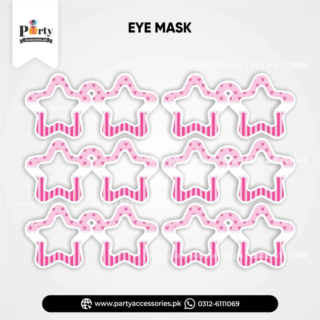 Minnie Mouse Theme Kid's Party Eye Masks for Celebration