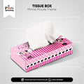 Minnie Mouse Theme Customized Tissue Box Cover for Birthday Table Decor