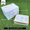1kg It's a Boy Methai Box | Customized Tin Boxe with Carry Bag Baby Announcement Sweet Box