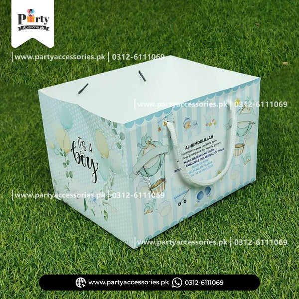 Baby Announcement Distribution Bags 