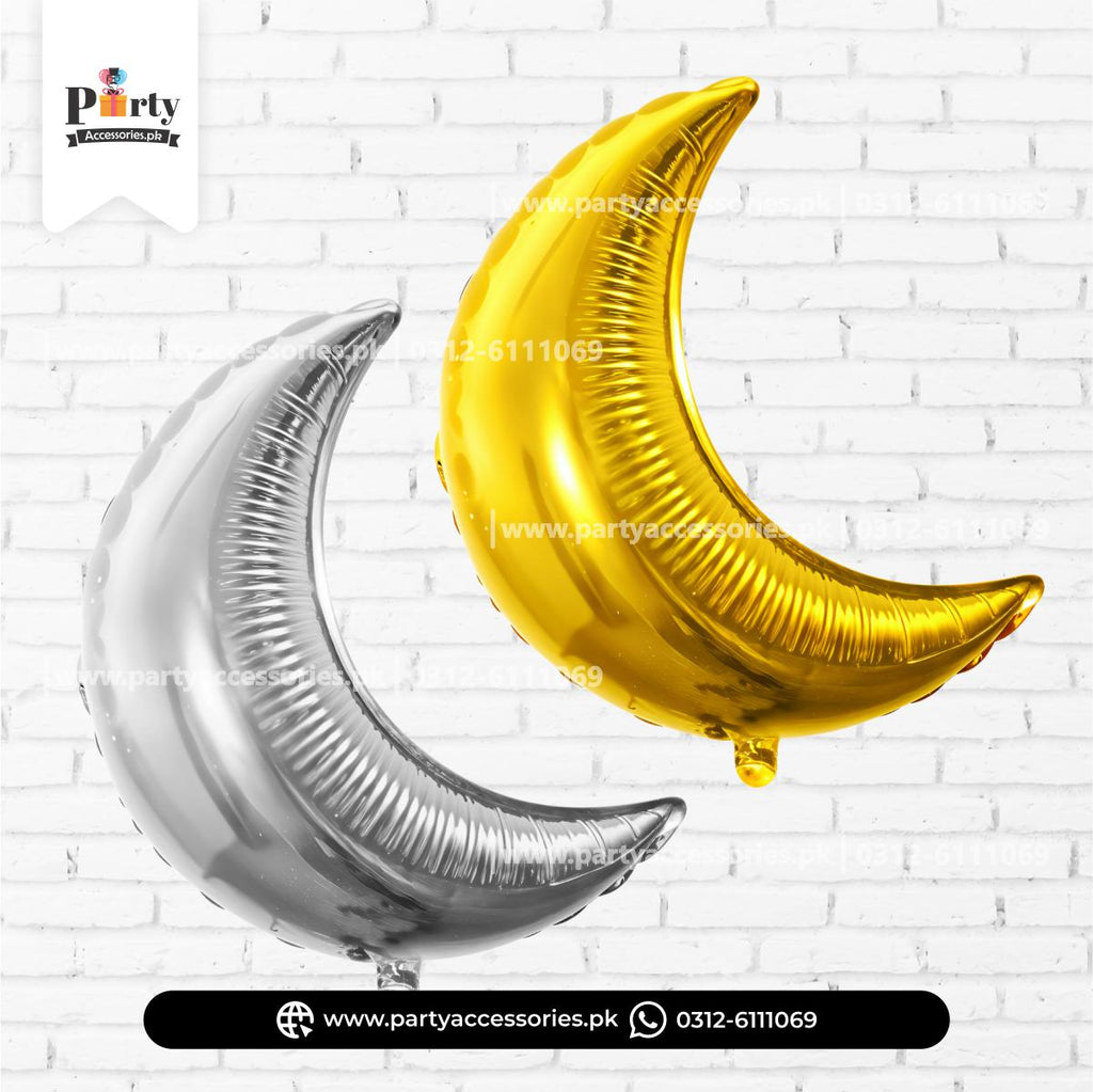 Moon Shape Foil Balloon for Decoration