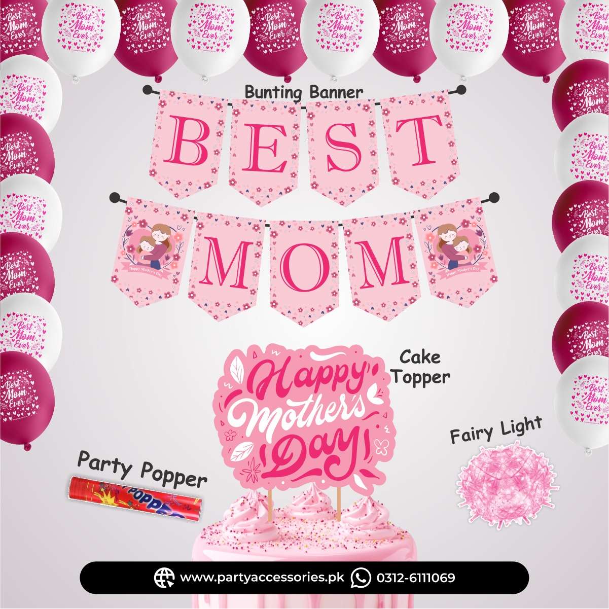 Best Mom Ever Package Deal 1 for Mother's Day Decoration