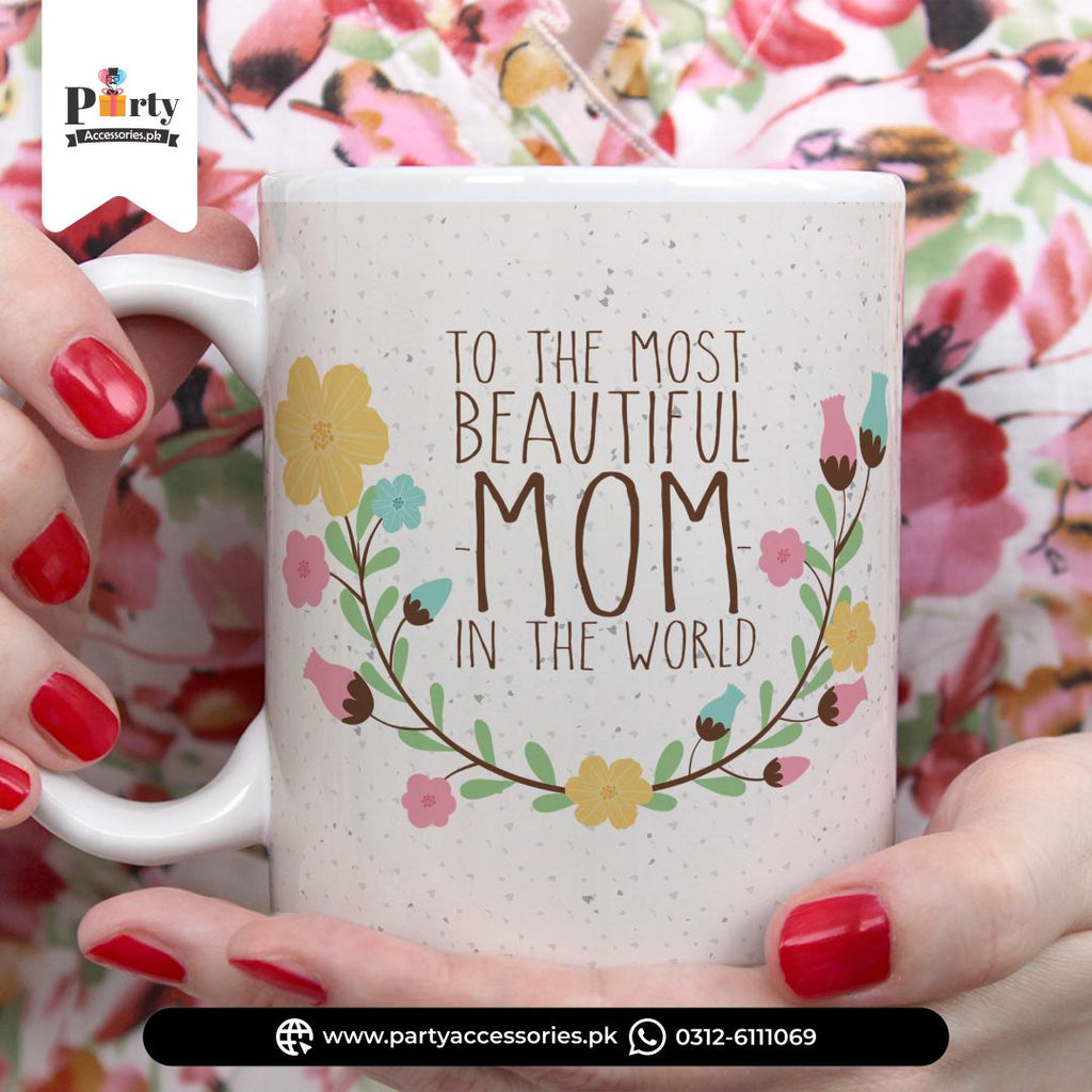 Happy Mother's Day Printed Mugs for Mom Gift Mother's Day Celebration