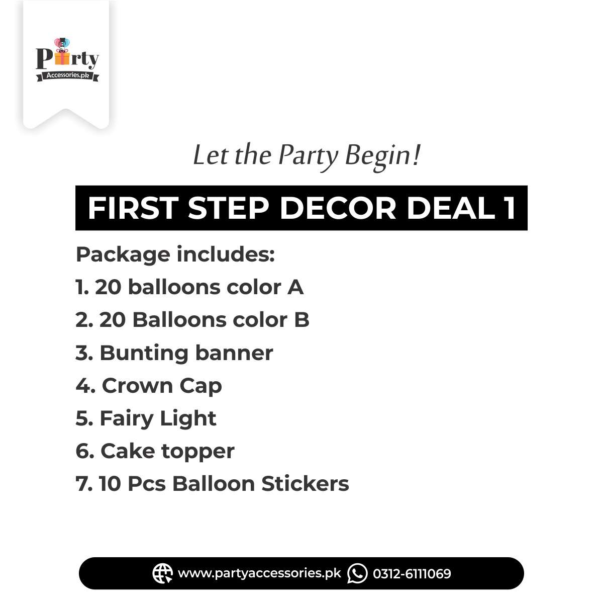 BABY'S FIRST STEP DECORATION IDEAS