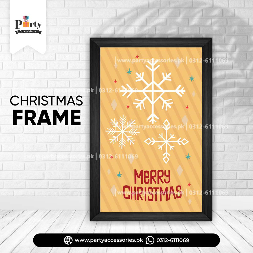 Christmas wall decoration frame