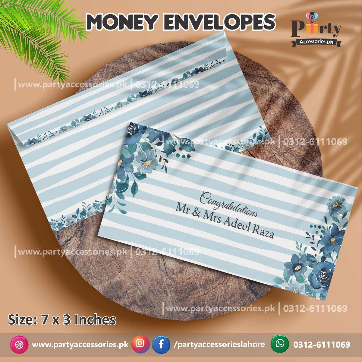 Money Envelopes Customized with Name (Pack of 12)