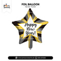 star shape new year party foil balloon
