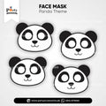 Panda Boy Theme Kid's Party Face Masks for Party Celebration 