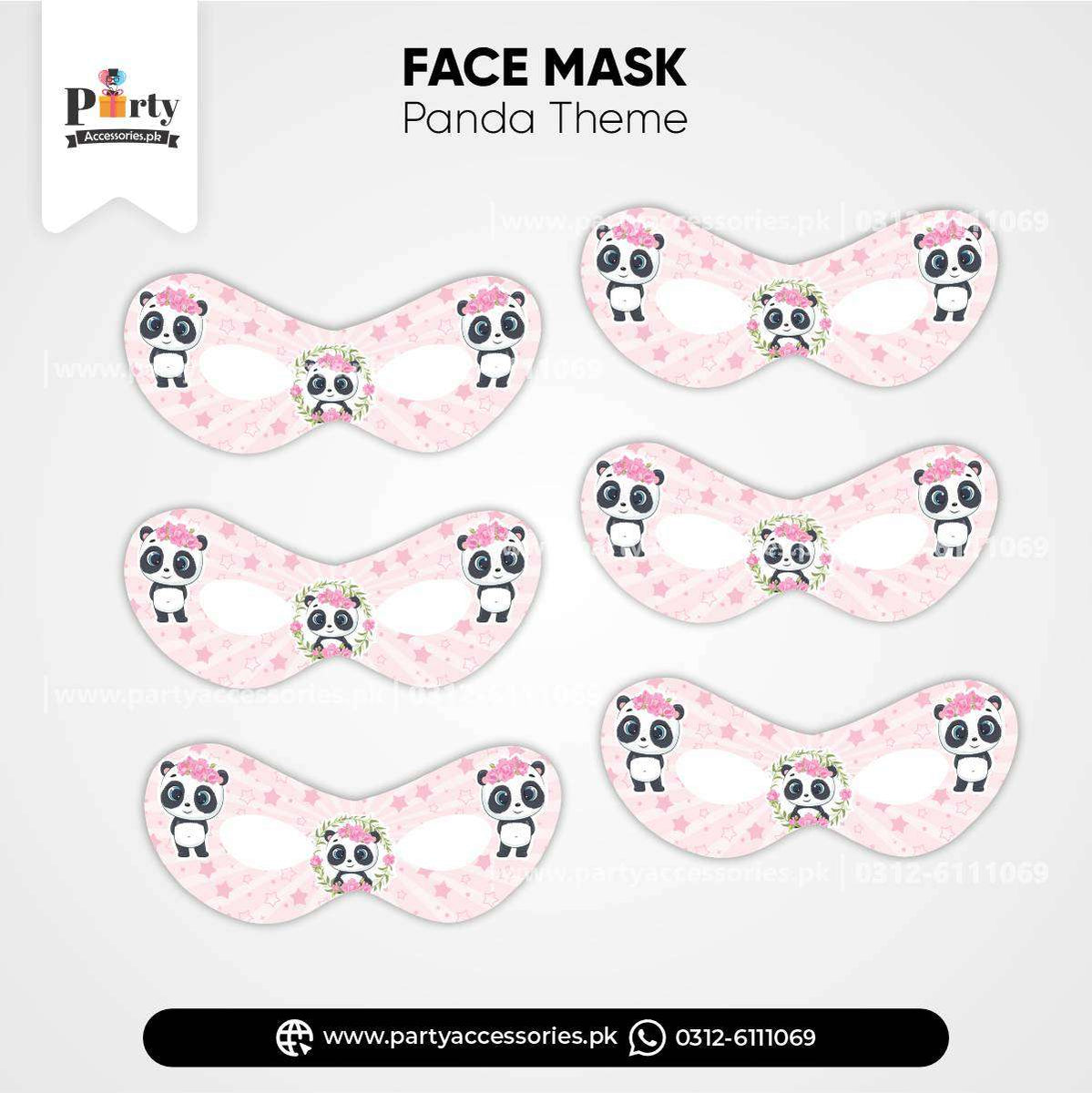 Panda Eye Masks for Kids' Parties (6-Pack) | Birthday Fun ...