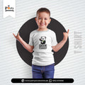 Panda Boy Theme Customized T-shirt for Kid's Birthday Party Celebration