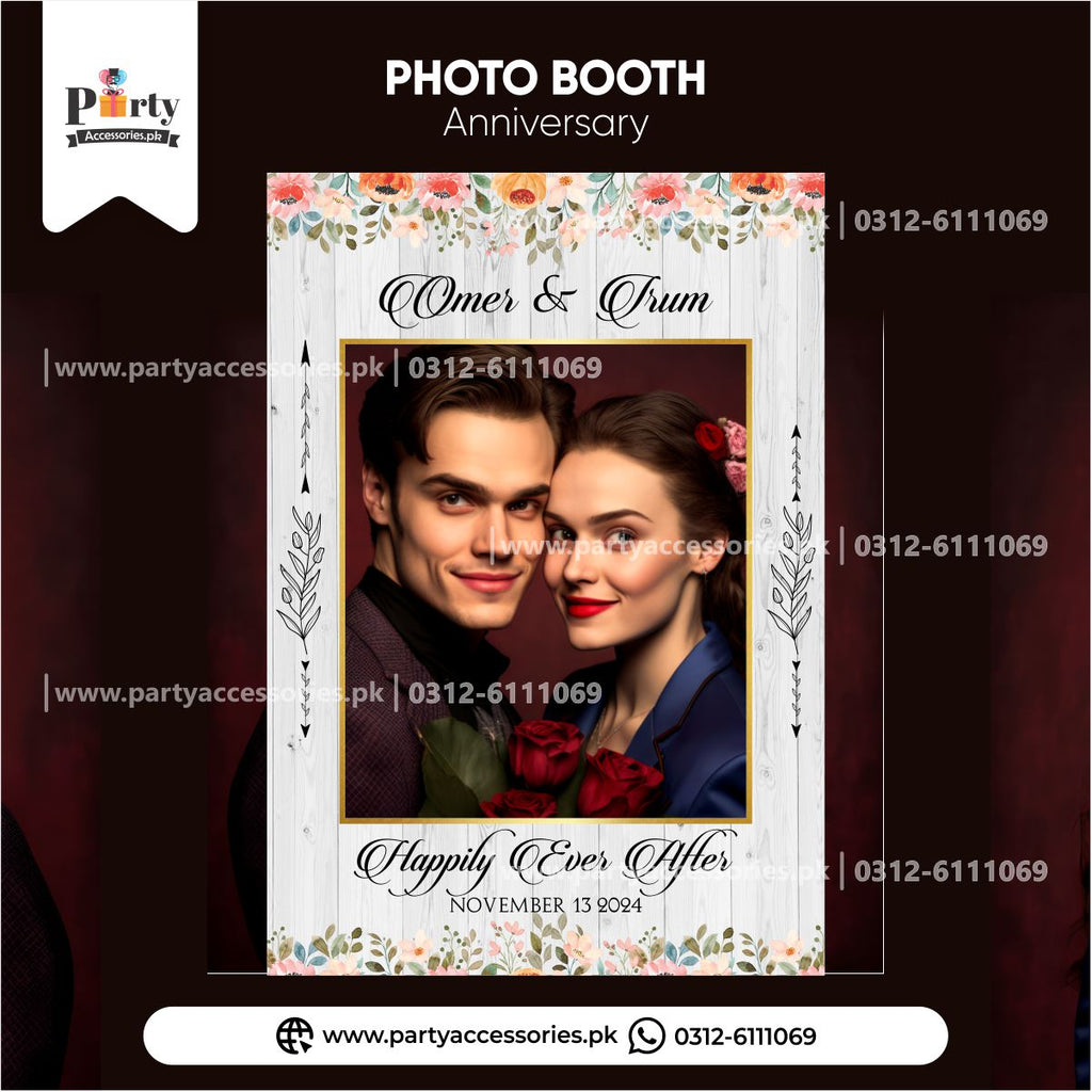 WEDDING ANNIVERSARY THEME SELFIE FRAME 