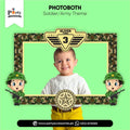 army soldiers theme photo booth