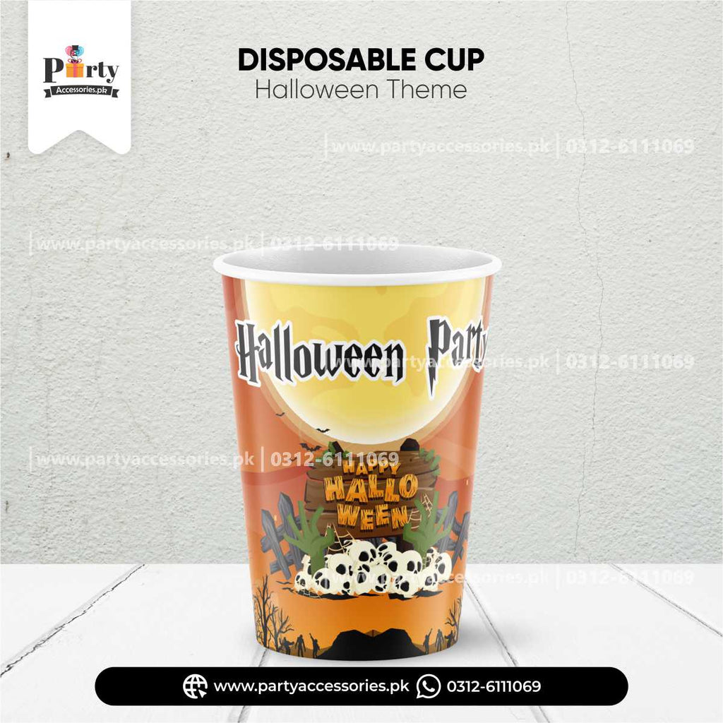 halloween theme party cups