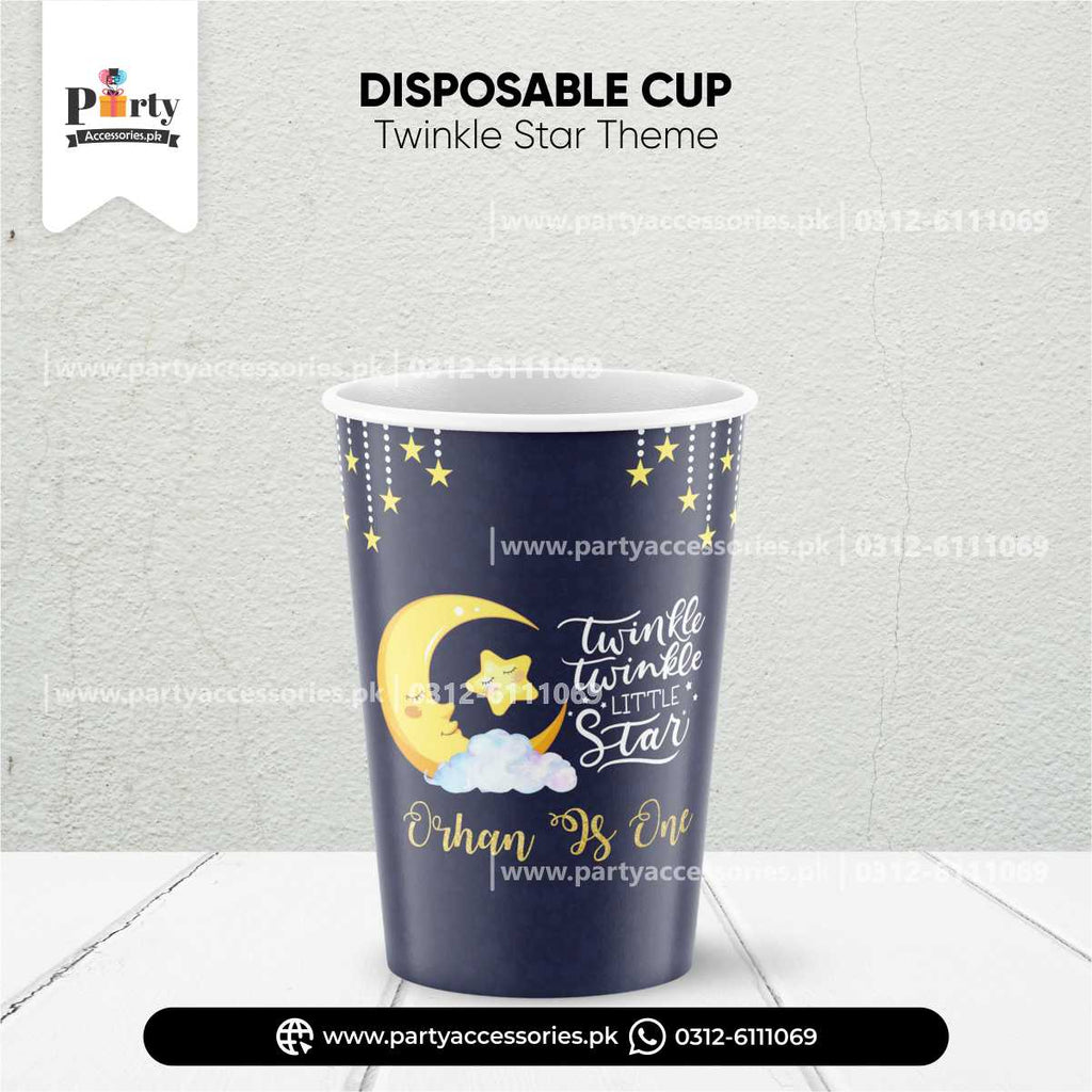 customized cups for twinkle star birthday  
