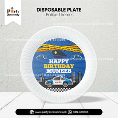With Plate