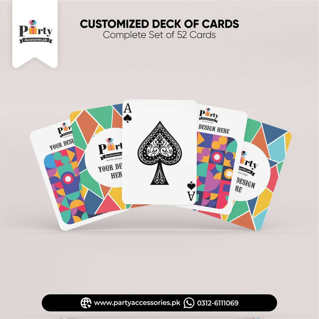 customized design playing cards for game lovers