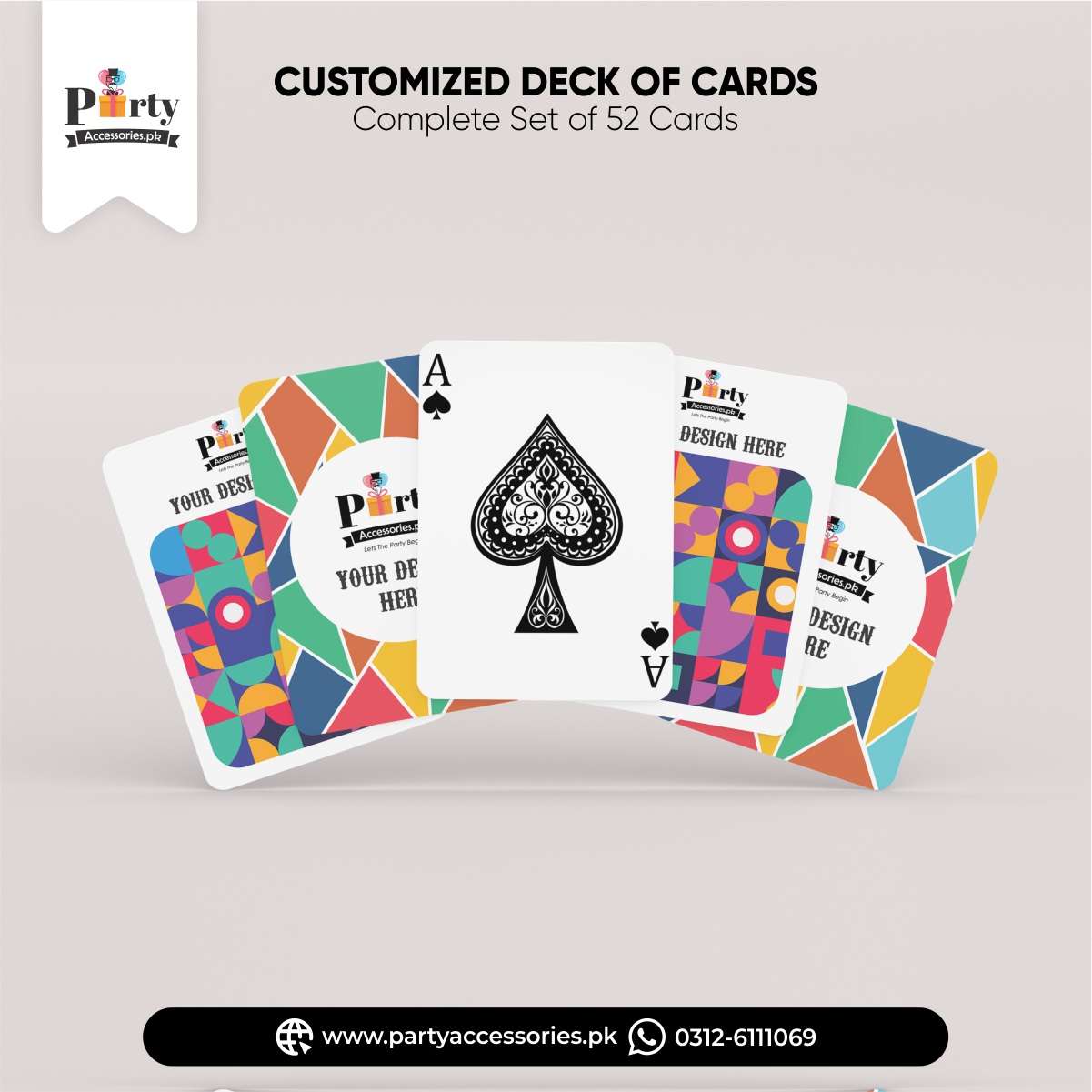 customized design playing cards for game lovers