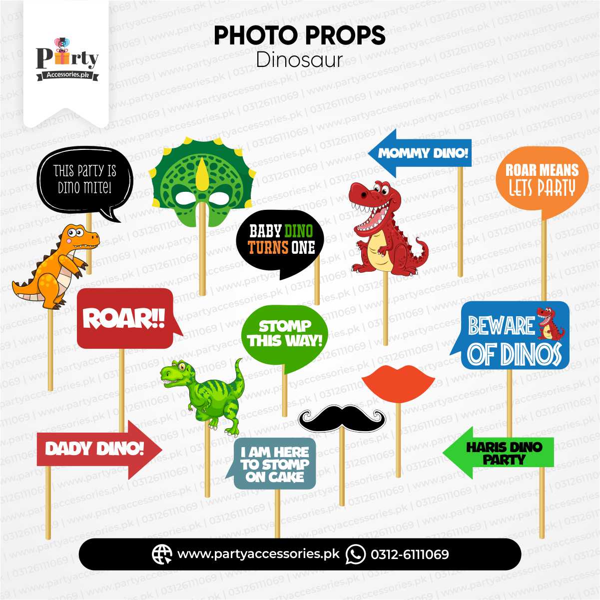 dinosaur theme customized propset 