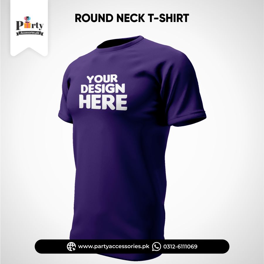 Personalized Round Neck T-Shirts: Customized Printed T-Shirts