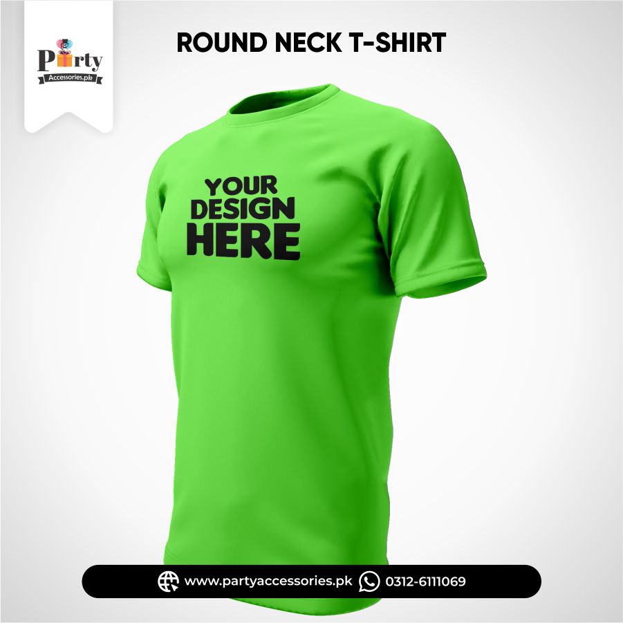 Personalized Round Neck T-Shirts: Customized Printed T-Shirts
