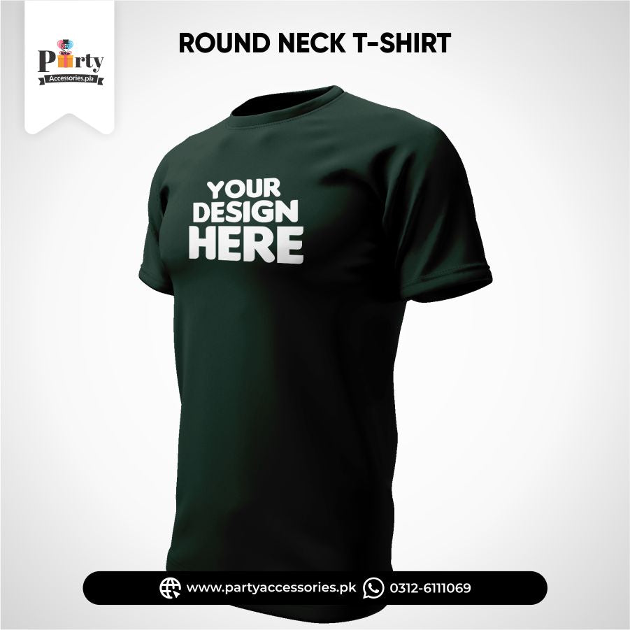 Personalized Round Neck T-Shirts: Customized Printed T-Shirts