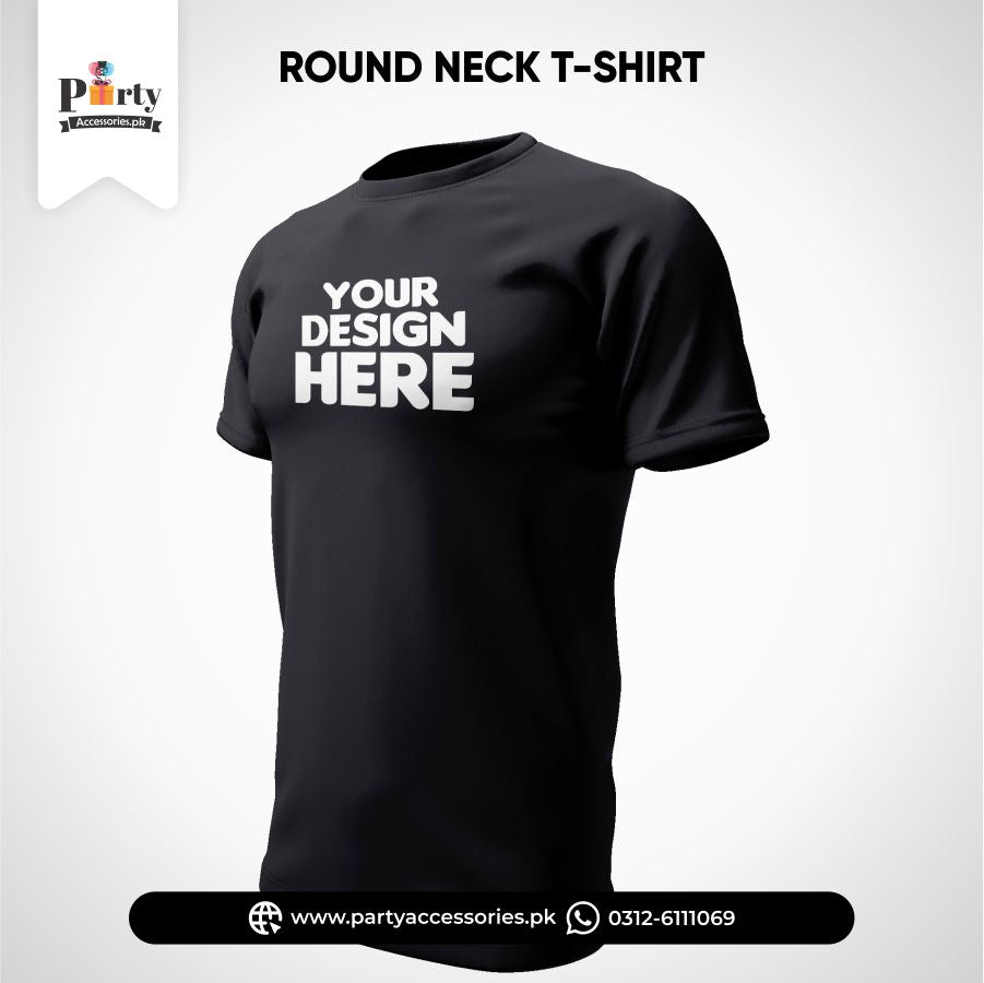 Personalized Round Neck T-Shirts: Customized Printed T-Shirts