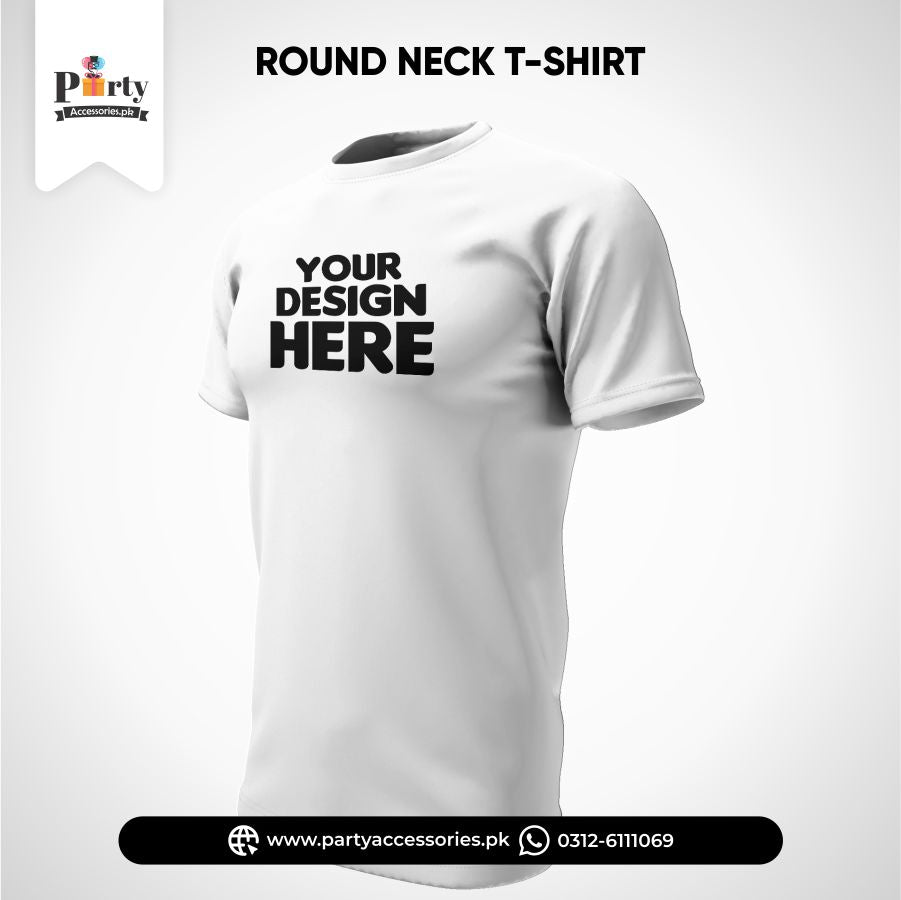 Personalized Round Neck T-Shirts: Customized Printed T-Shirts